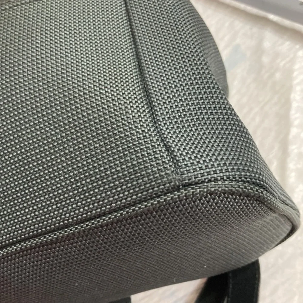 L.L. bean black and gray mini backpack